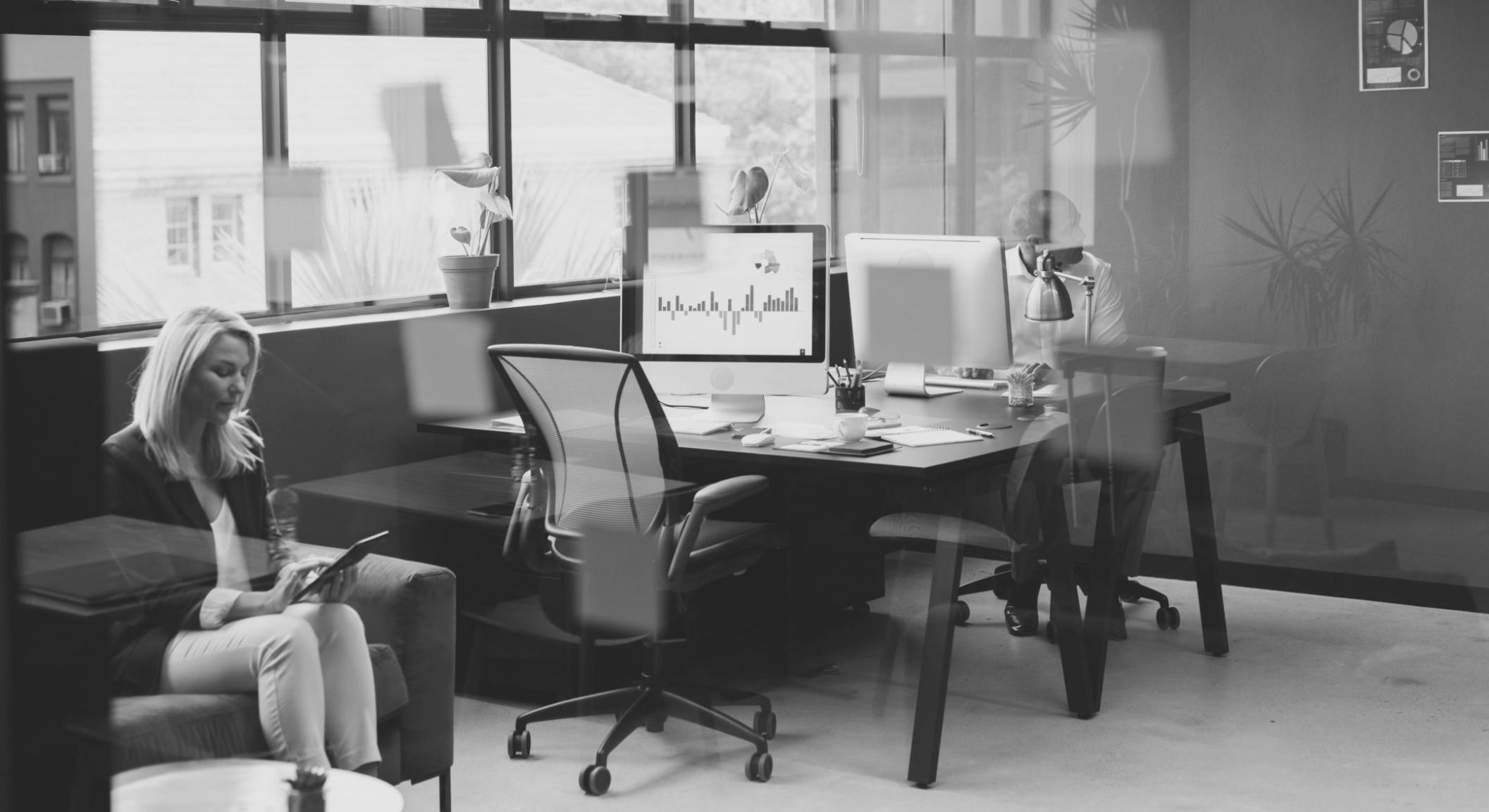 Organized financial workspace with categorized documents